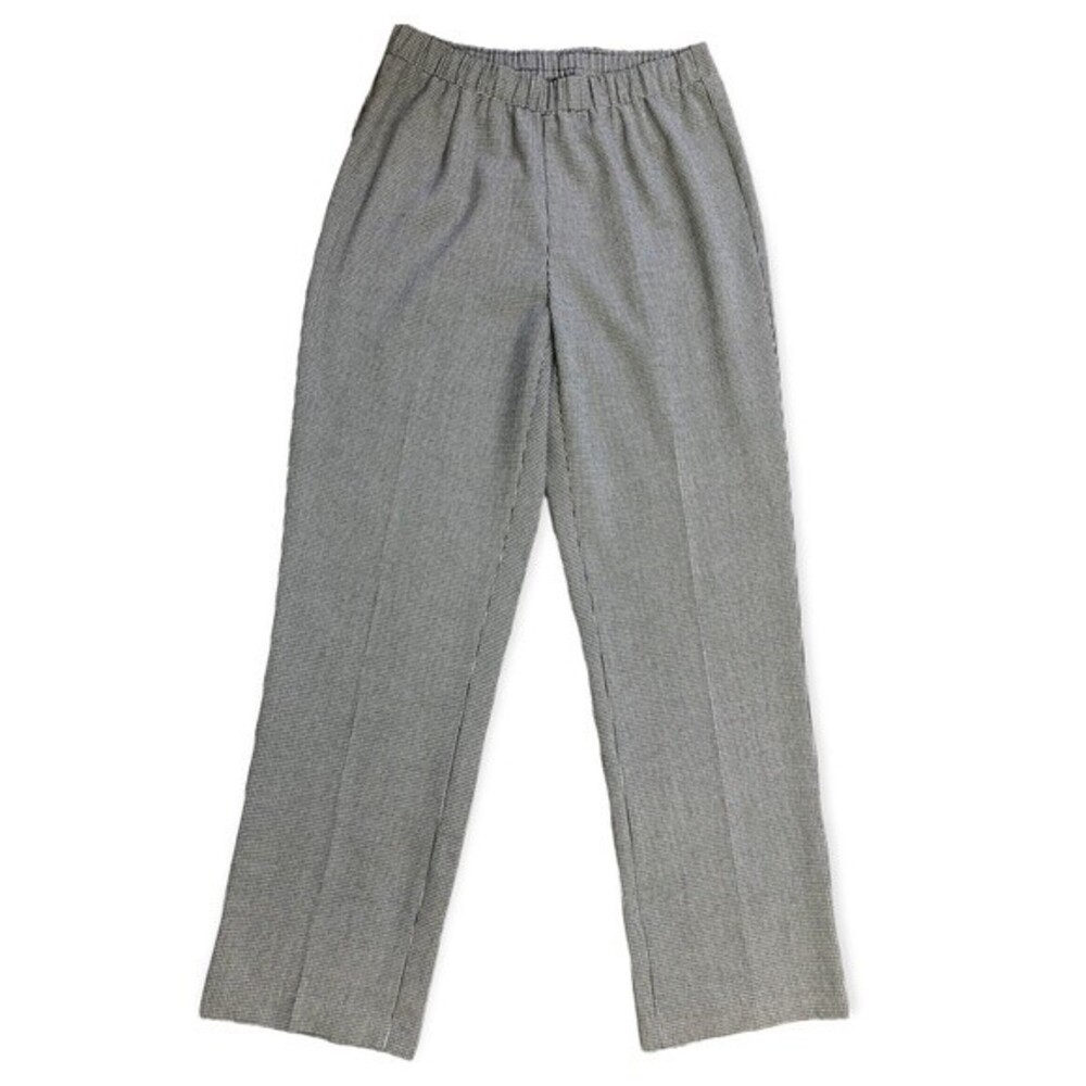 Kim Rogers Petite Houndstooth High Rise Dress Pants